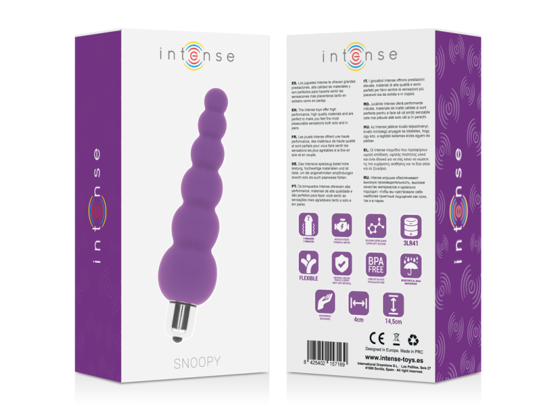 INTENSE - SNOOPY 7 SPEEDS SILICONE LILAC