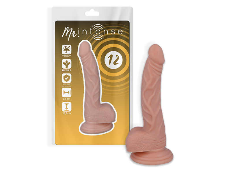 MR INTENSE - 12 REALISTIC COCK 18.2 CM -O- 2.5 CM