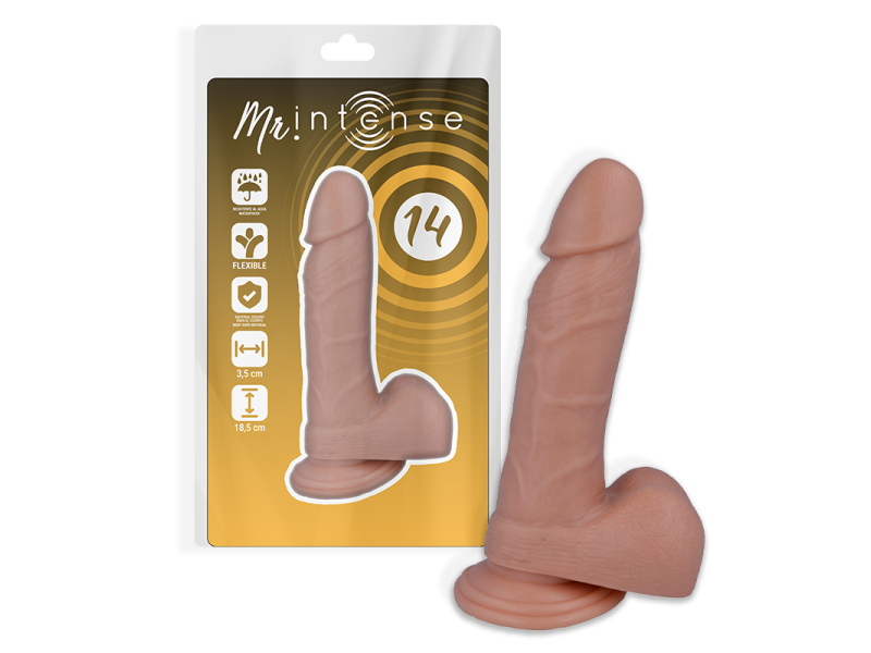 MR INTENSE - 14 REALISTIC COCK 18.5 CM -O- 3.8 CM