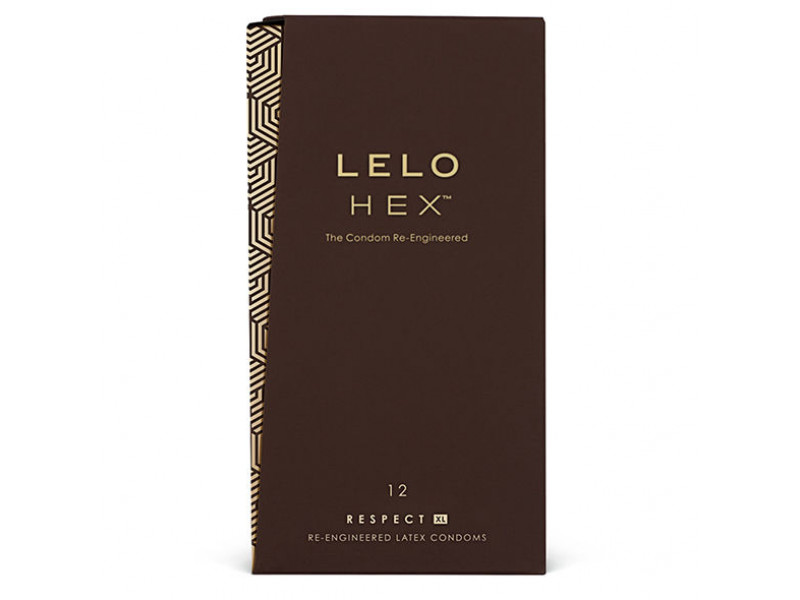 LELO - HEX CONDOMS RESPECT XL 12 PACK