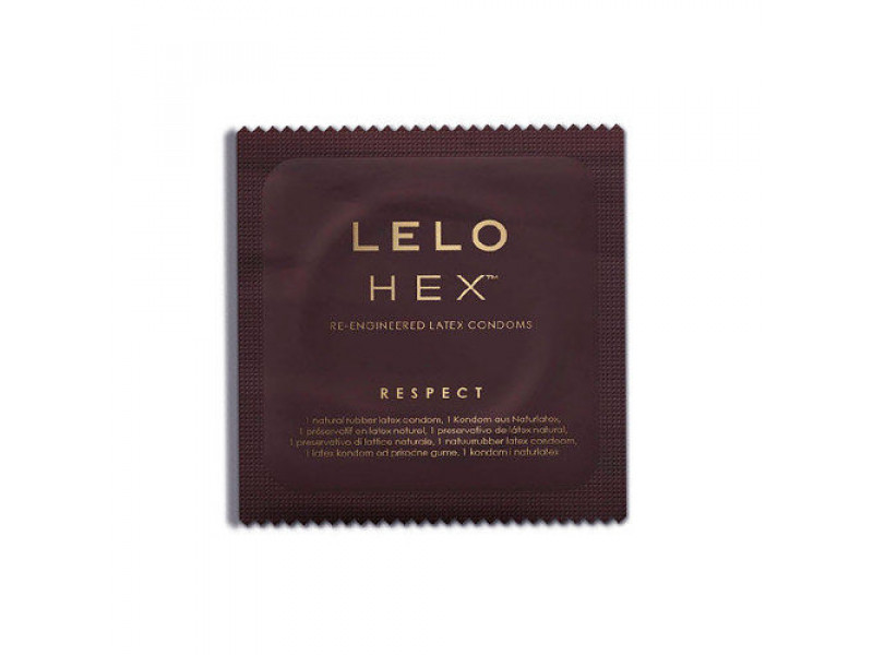 LELO - HEX CONDOMS RESPECT XL 12 PACK