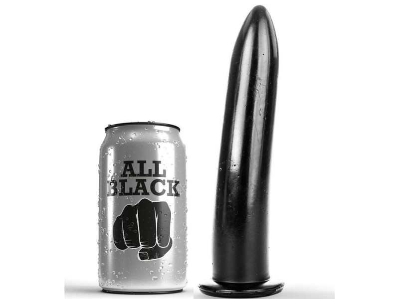 ALL BLACK - DILATOR ANAL Y VAGINAL 20 CM