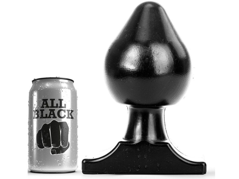 ALL BLACK - ANAL PLUG 19 CM