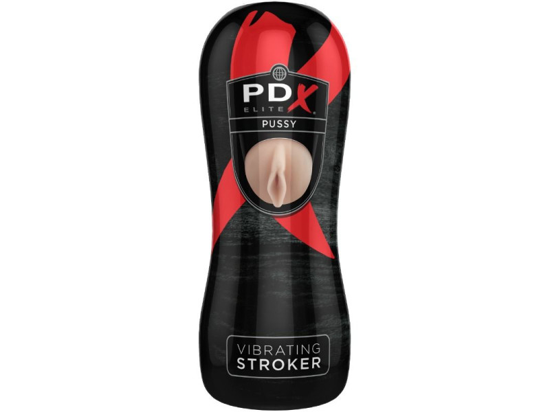 PDX ELITE - VIBRATING PUSSY STROKER