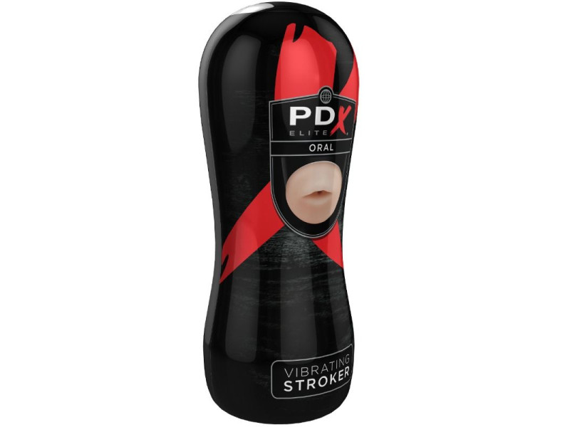 PDX ELITE - VIBRATING ORAL STROKER