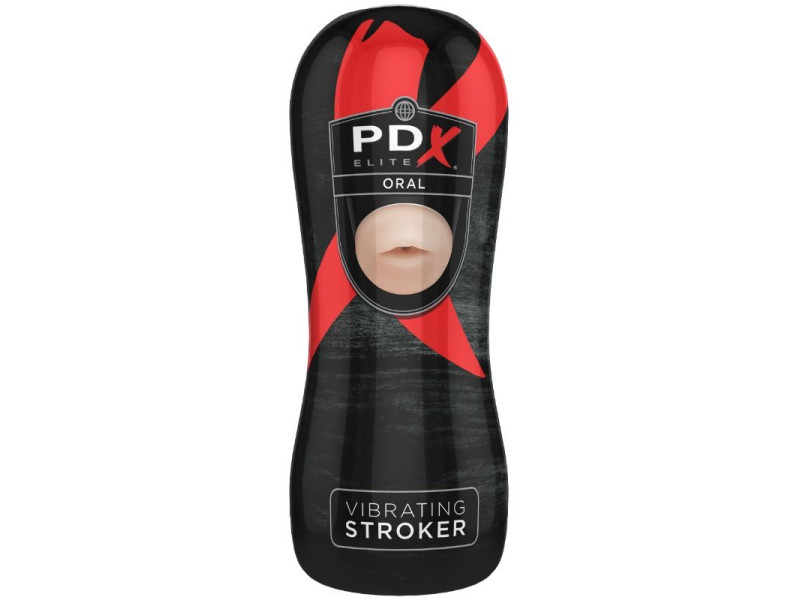 PDX ELITE - VIBRATING ORAL STROKER