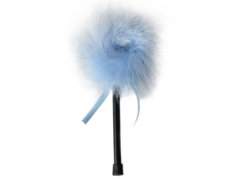 SECRETPLAY - LIGHT BLUE MARABOU DUSTER