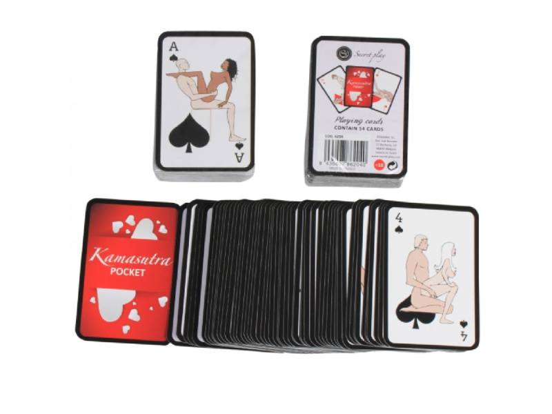 SECRETPLAY - POCKET KAMASUTRA PLAYING CARDS (ES/EN/PT/IT/FR/DE)