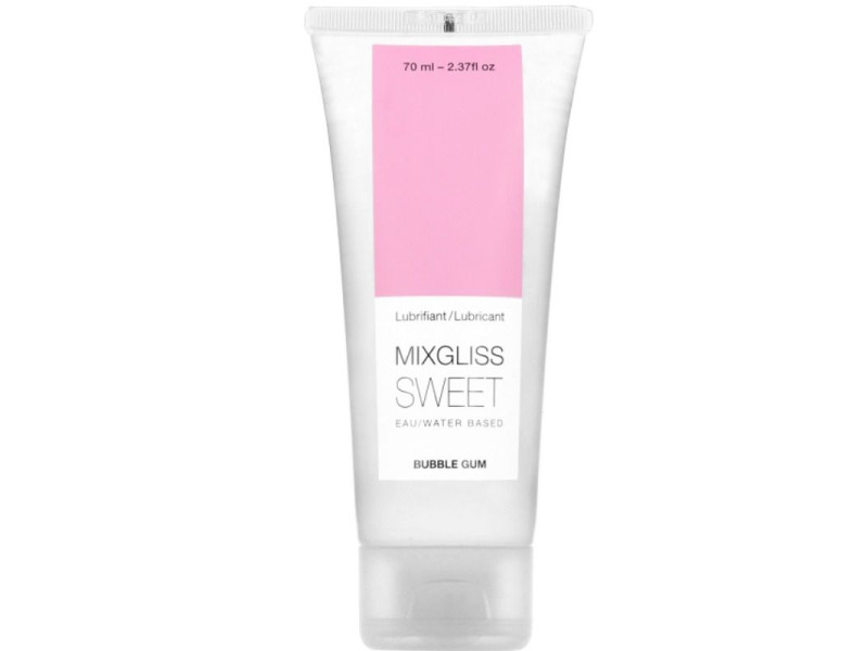 MIXGLISS - WATER BASED LUBRICANT GUM FLAVOR 70 ML