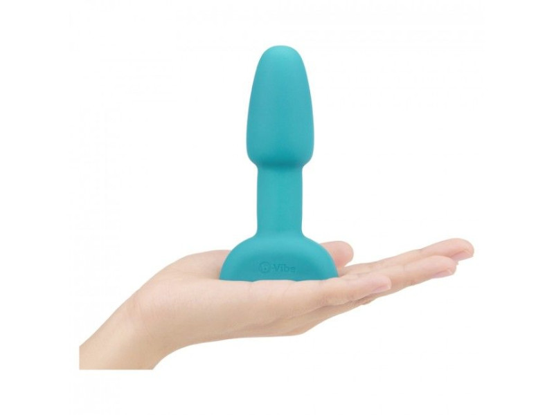 B-VIBE - RIMMING REMOTE CONTROL ANAL PLUG PETITE TEAL