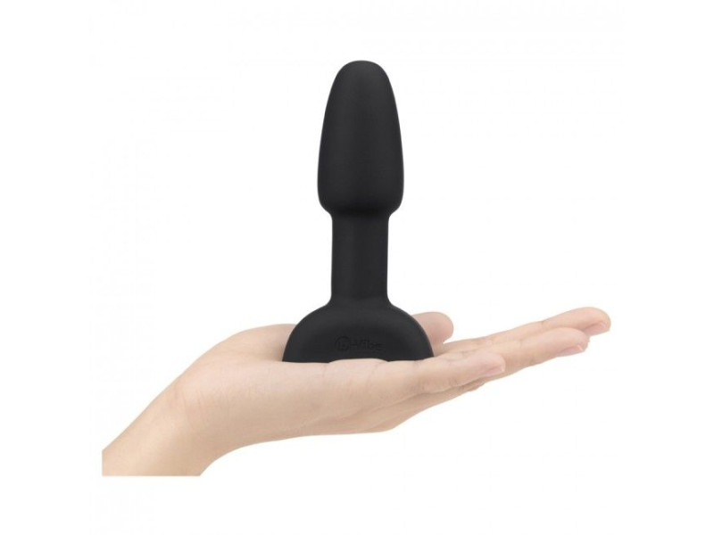 B-VIBE - RIMMING REMOTE CONTROL ANAL PLUG PETITE BLACK