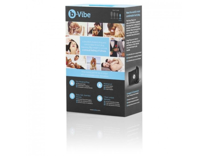 B-VIBE - SNUG PLUG 1 BLACK