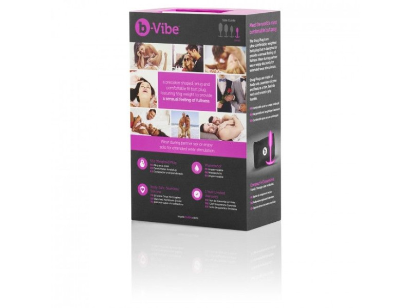 B-VIBE - SNUG PLUG 1 PINK