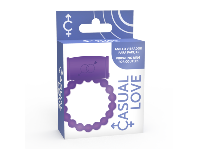 CASUAL LOVE - 25 COUPLE VIBRATOR RING VIOLET