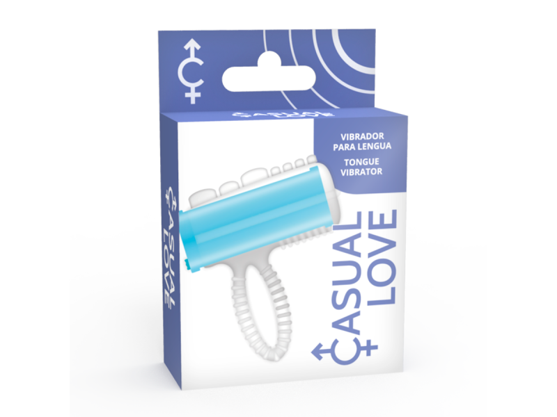 CASUAL LOVE - RING TONGUE VIBRATING BLUE