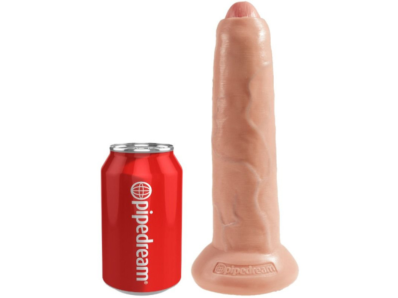 KING COCK - REALISTIC DILDO UNCUT FLESH 23 CM