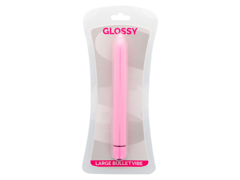 GLOSSY - SLIM VIBRATOR PINK