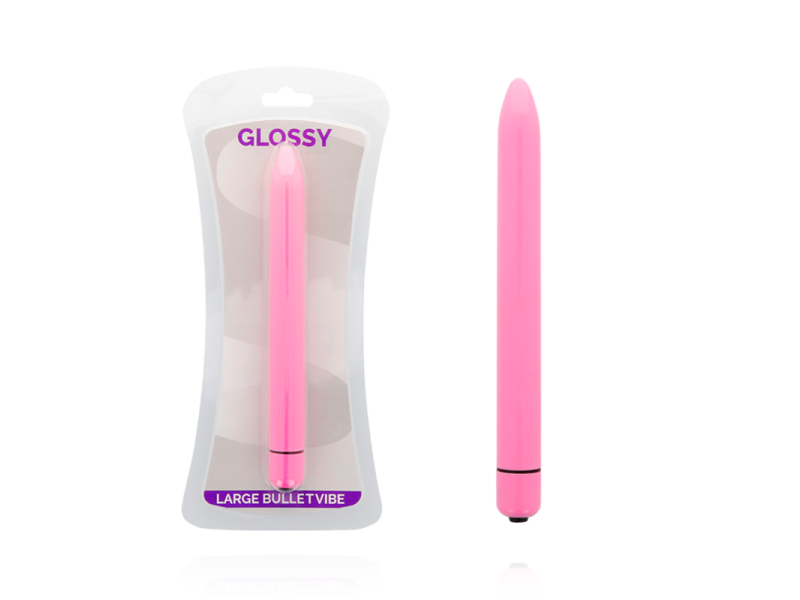 GLOSSY - SLIM VIBRATOR DEEP ROSE