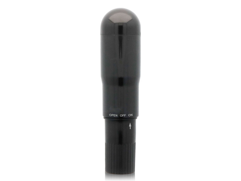 GLOSSY - POCKET VIBRATOR BLACK