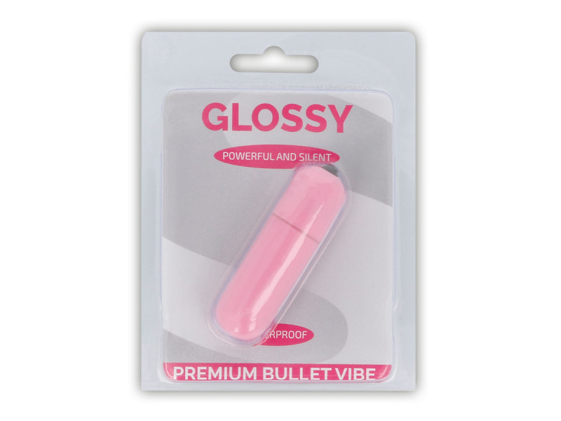 GLOSSY - PREMIUM VIBE VIBRATING BULLET 10V PINK