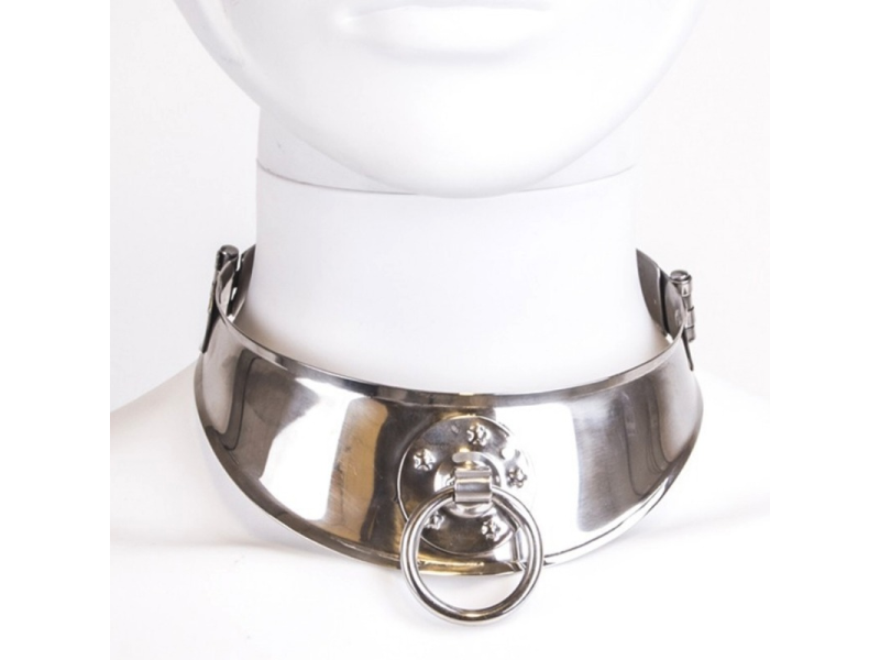 METAL HARD - RESTRAINT COLLAR WITH RING