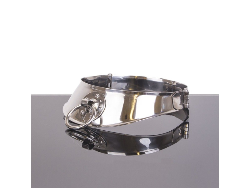 METAL HARD - RESTRAINT COLLAR WITH RING