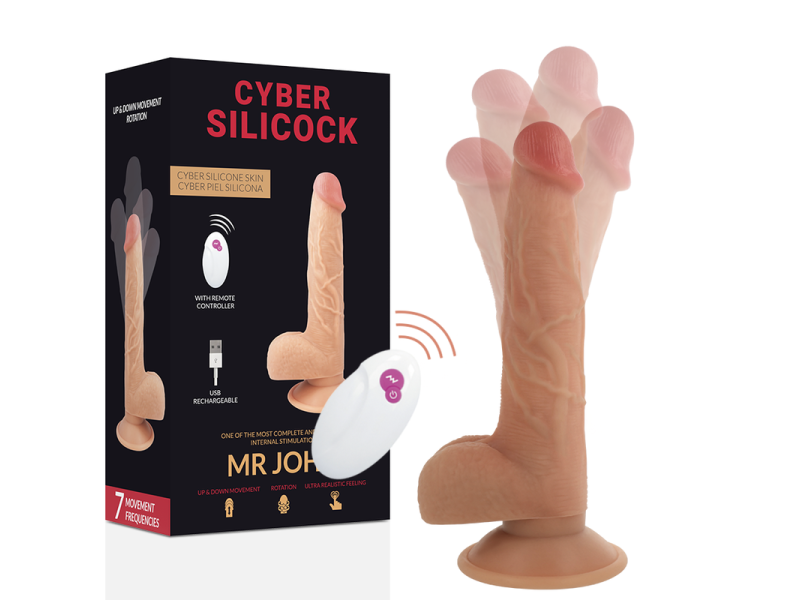 CYBER SILICOCK - REMOTE CONTROL REALISTIC MR JOHN 23.88 CM -O- 4.3 CM