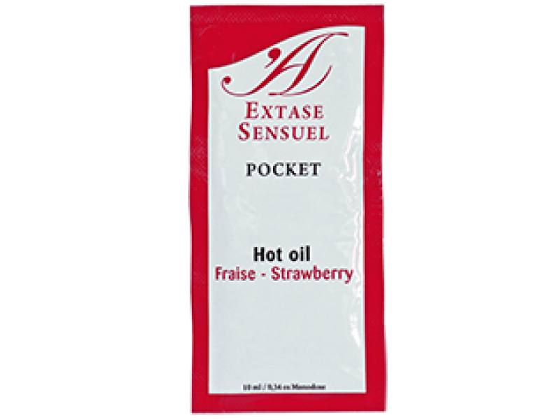 EXTASE SENSUAL - STRAWBERRY STIMULATING OIL 10 ML