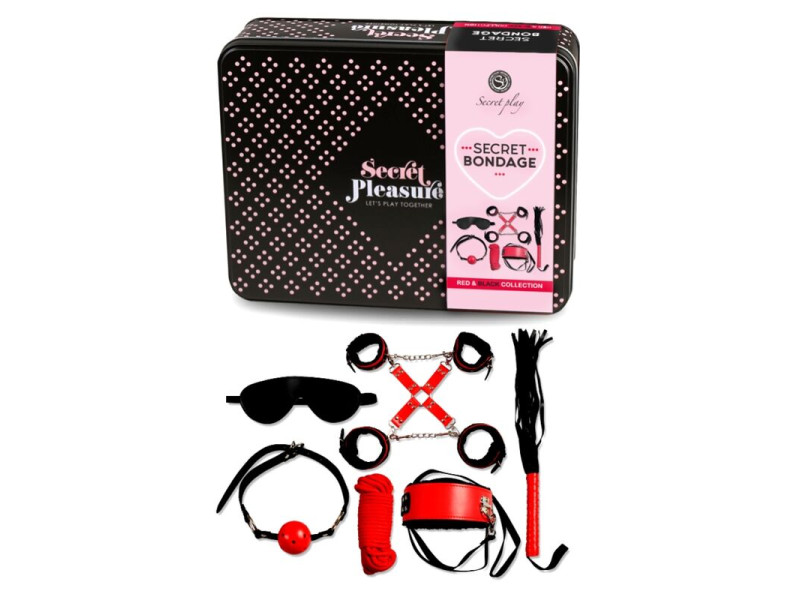 SECRETPLAY - BDSM SET 6 PCS RED COLLECTION