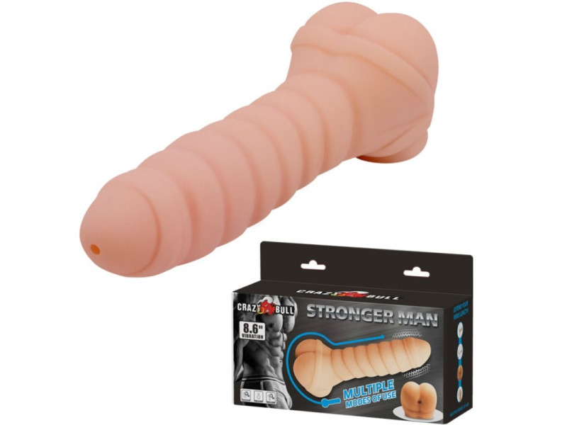 CRAZY BULL - MULTIFUNCTIONAL PENIS 21.8 CM