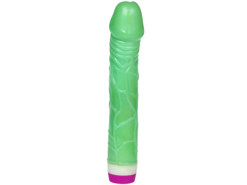 BAILE - WAVES OF PLEASURE VIBRATOR 23 CM GREEN