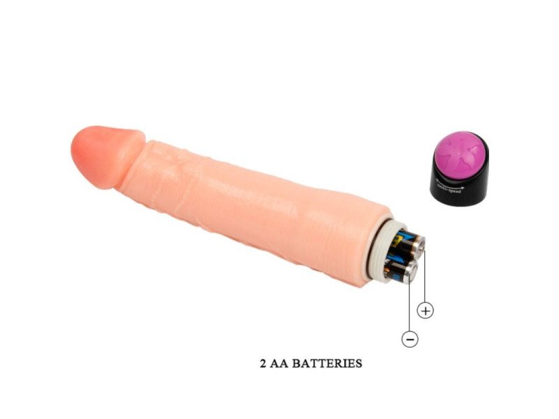 BAILE - FLEXIBLE REALISTIC VIBRATOR 25 CM