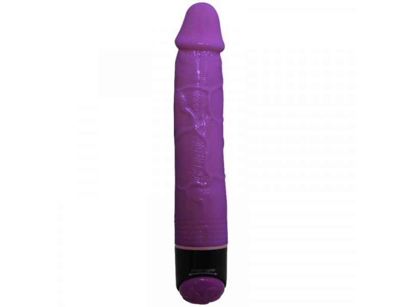 BAILE - COLORFUL SEX LILAC REALISTIC VIBRATOR 23 CM