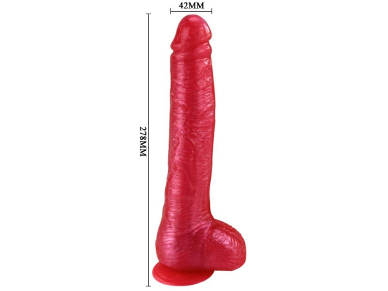 BAILE - REALISTIC PINK DILDO DONG WITH SUCTION CUP