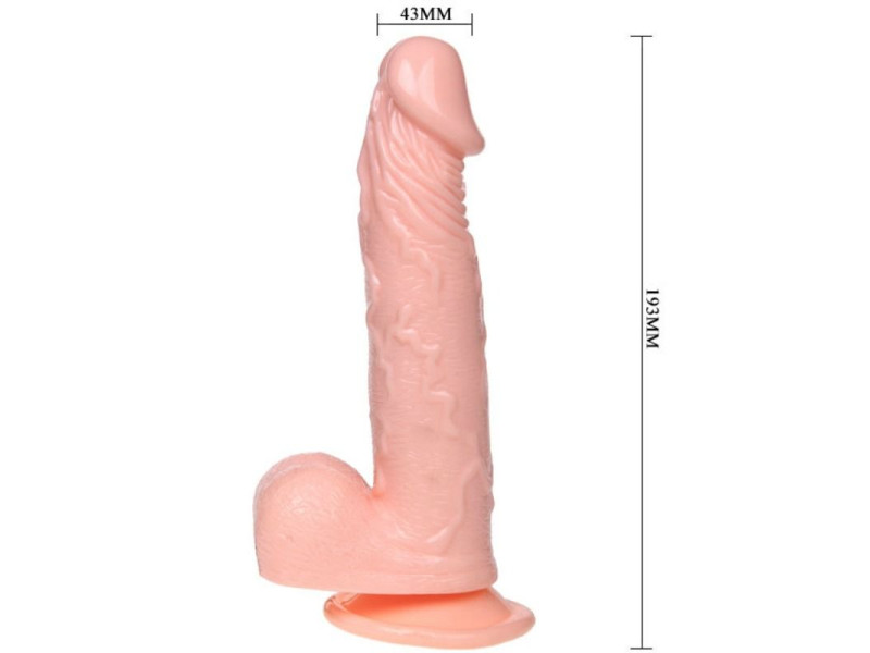 DANCE - REALISTIC INFLATABLE DILDO WITH SUCTION CUP 15 CM