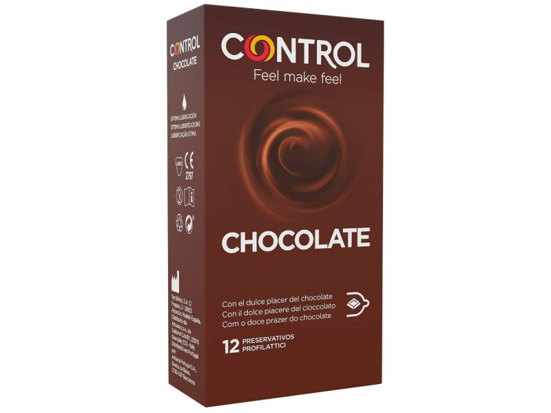 CONTROL - ADAPTA CHOCOLATE CONDOMS 12 UNITS