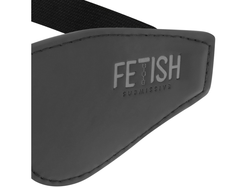 FETISH SUBMISSIVE - VEGAN LEATHER MASK WITH NOPRENE LINING