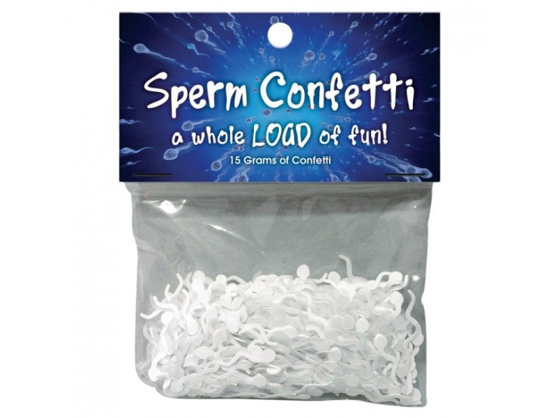 KHEPER GAMES - SPERM-SHAPED CONFETTI