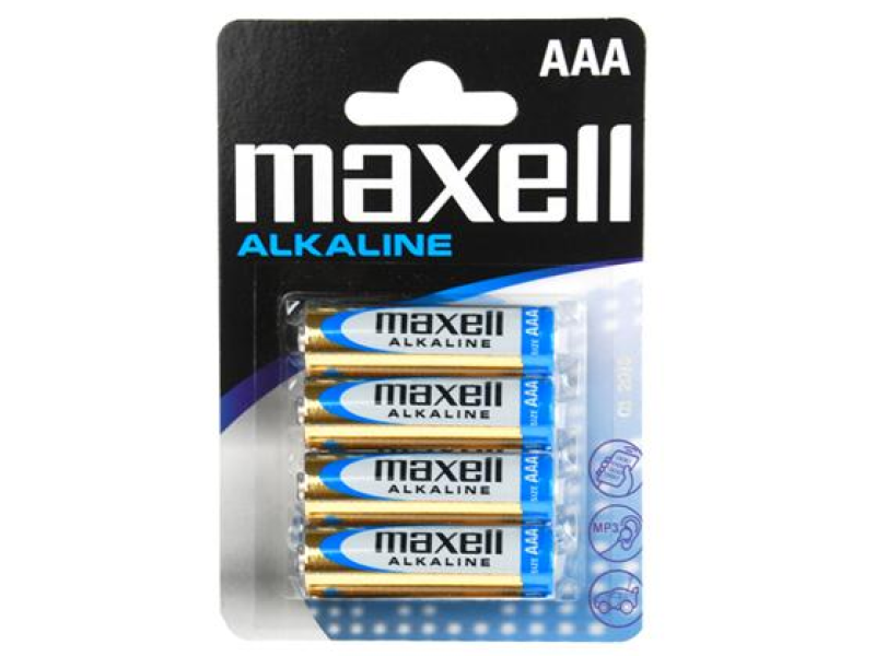 MAXELL - BATTERY AAA 4PCS