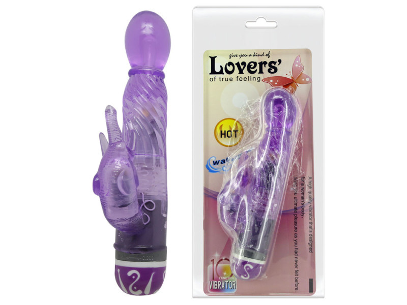 BAILE - MULTIVE SPEED VIBRATOR WITH LILAC STIMULATOR