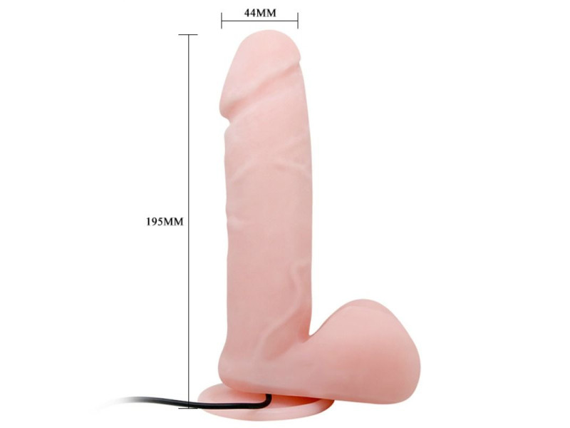 BAILE - OLIVER REALISTIC VIBRATOR WITH ROTATION FUNCTION