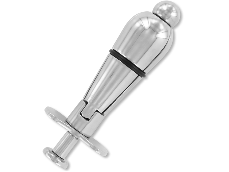 METAL HARD - METAL ANAL PLUG WITH LOCK