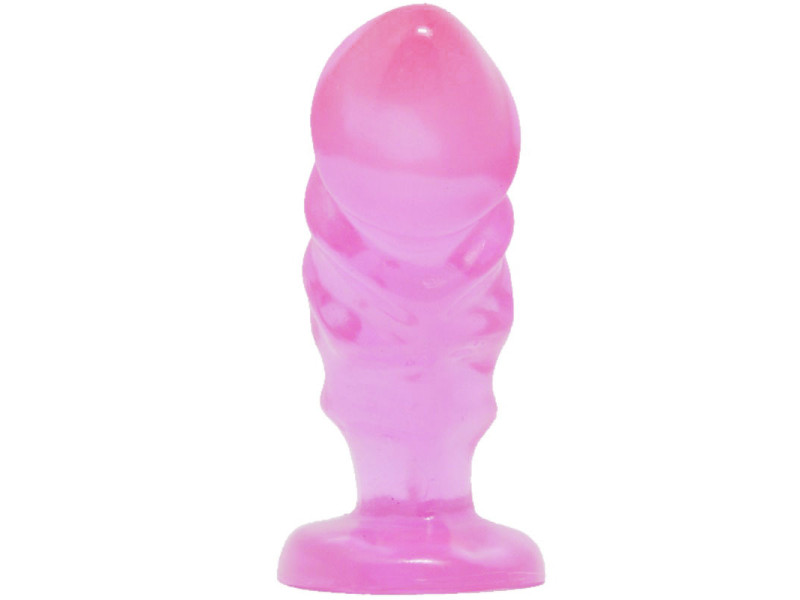 BAILE - UNISEX ANAL PLUG WITH PINK SUCTION CUP