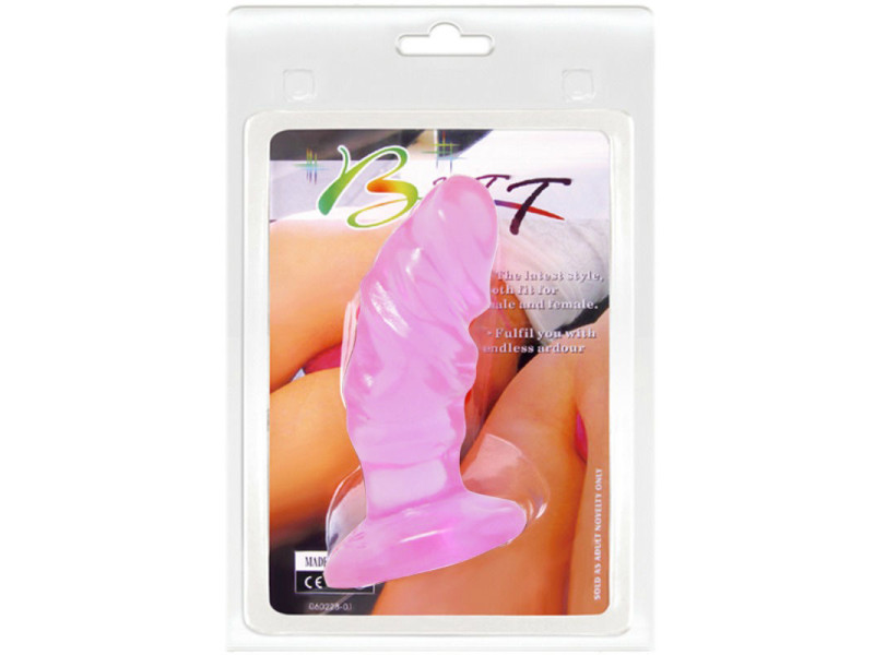 BAILE - UNISEX ANAL PLUG WITH PINK SUCTION CUP