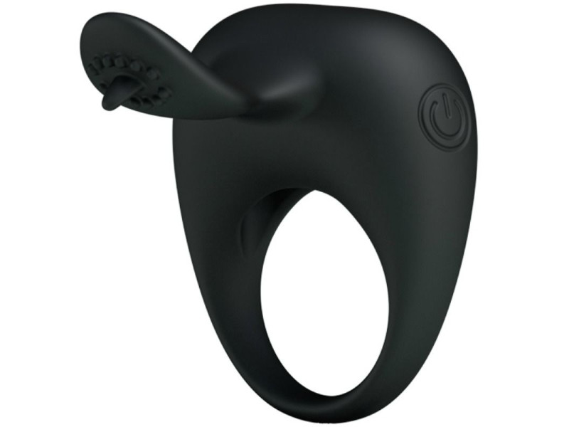 PRETTY LOVE - VIBRATING RING WITH TONGUE