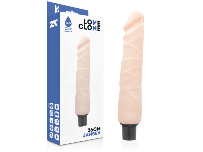 LOVECLONE - JANSEN SELF LUBRICATION VIBRATOR 26 CM -O- 4.2 CM