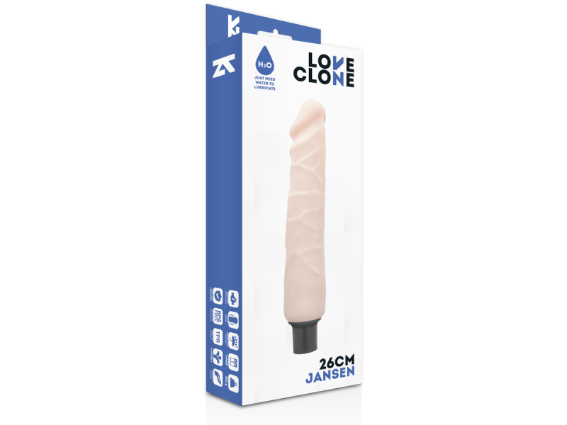 LOVECLONE - JANSEN SELF LUBRICATION VIBRATOR 26 CM -O- 4.2 CM