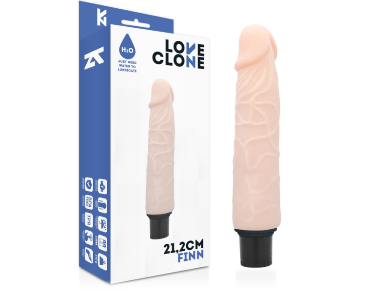 LOVECLONE - FINN SELF LUBRICATION VIBRATOR 21.2 CM -O- 3.8 CM