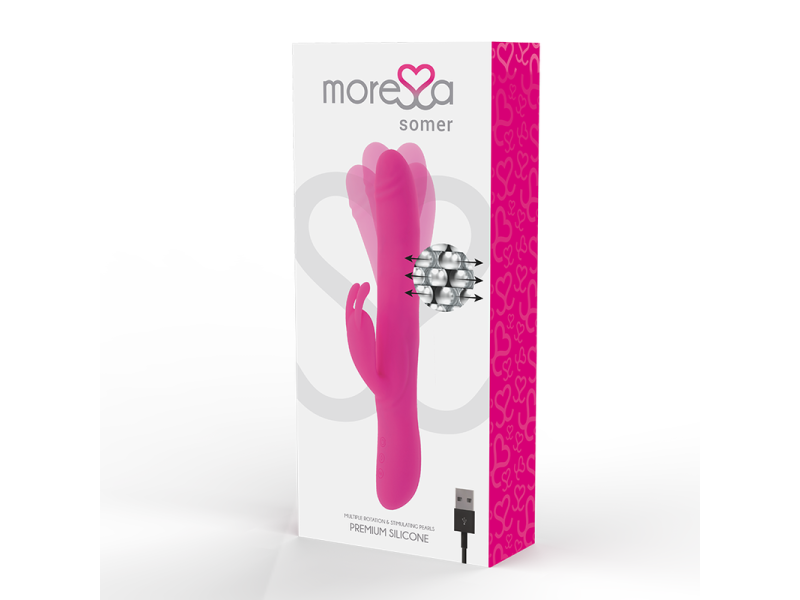 MORESSA - SOMER PREMIUM VIBRATOR WITH MULTIPLE ROTATION