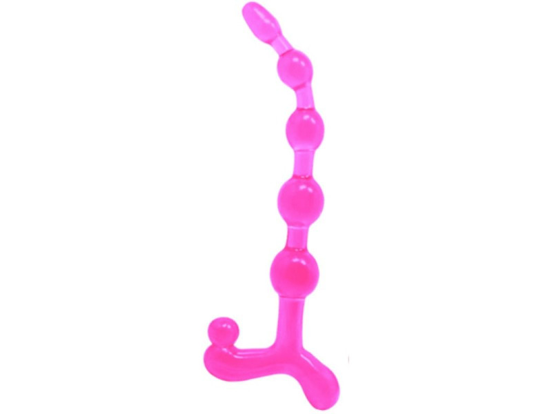 BAILE - BENDY TWIST PINK ANAL BALLS